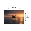 Orka - Zee - Zonsondergang Placemat vinyl groot -specs