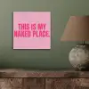 Tekst - Modern - Roze aluminium wit klein -sfeer2