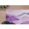 Abstract - Heuvels - Landschap - Paars muismat rubber klein -closeup