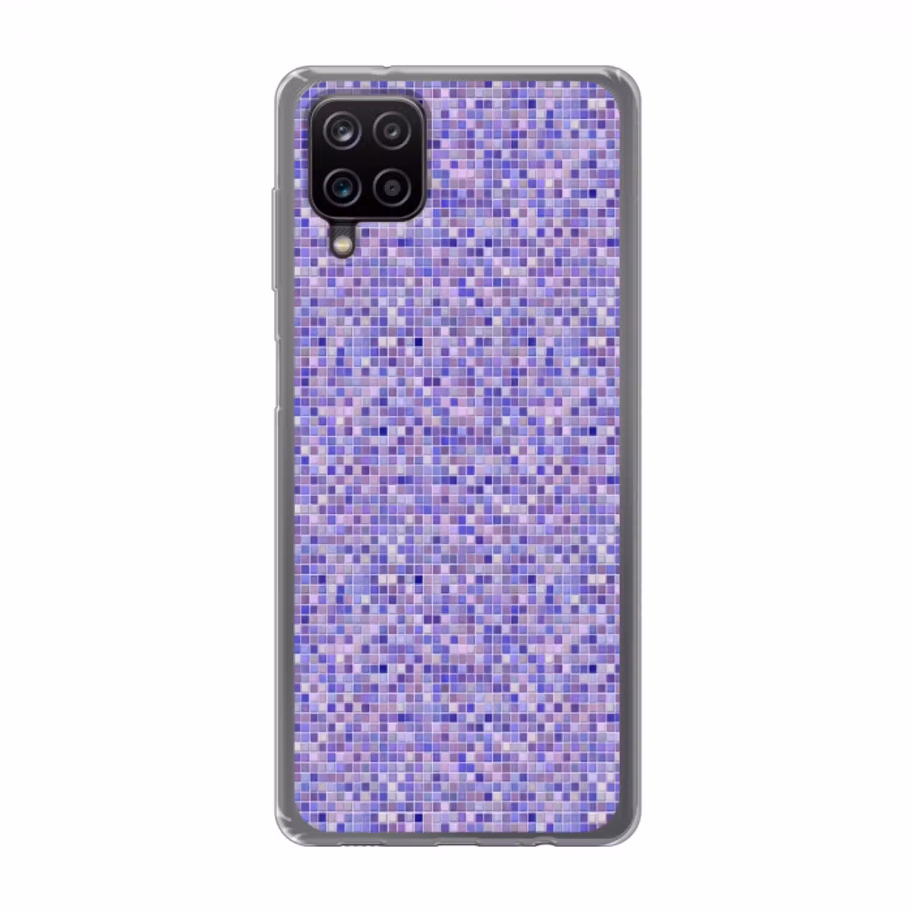 Mozaïek - Tegels - Lila - Amethist Telefoonhoesje Samsung Galaxy A12 klein 372 -3d