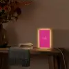 Toedeloe - Roze Light Box met kabel (Tafellamp) klein -sfeer4