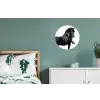 Fries - Hengst - Modern Wandcirkel aluminium klein -slaapkamer