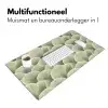 Waaier - Blad - Groen Muismat XXL klein 681 -sfeer4
