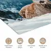 Hert - Landschap - Winter - Natuur - Dieren - Bergen poster papier klein -closeup_NL