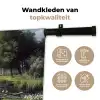 Zandpad - Groen landschap - Water Wandkleed katoen klein -sfeer2