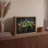 Chilipepers - Basilicum - Blaadjes - Rood Light Box met batterij (Wandlamp) middel -sfeer2