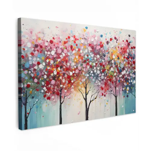 Kunst - Bomen - Natuur - Acryl canvas 2cm klein -z3d