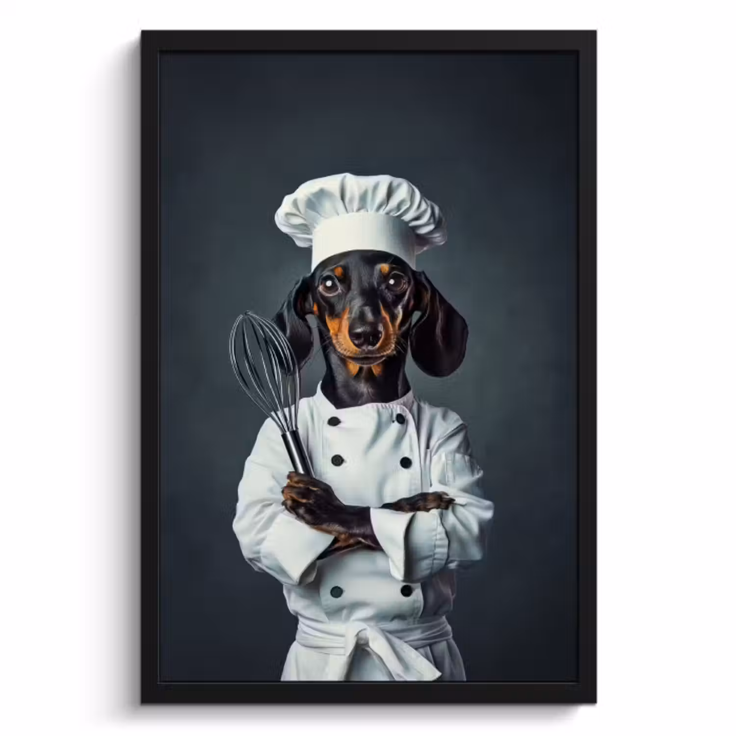 Bilder mit Rahmen - Hund - Garde - Koch