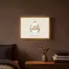 Quote - Winter - Kerst - Beige - Kerstbal Light Box met batterij (Wandlamp) middel -sfeer4