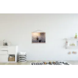 Eenden - Water - Natuur textielposter latten blank klein -kinderkamer