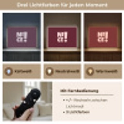 Nice - Uitroepteken - Rood Light Box met batterij (Wandlamp) middel -USP_lichtkleurDE