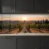 Wijngaard - Zonsondergang - Landschap keuken achterwand 2 middel -sfeer1