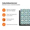 Patroon - Symmetrisch - Blauw Inductie beschermer vinyl 3mm klein 276 -zzzzzzz-td-ups