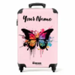 Vlinderverf NBS - Handbagage koffer - Kinderen Unisex middel -productfoto_recht