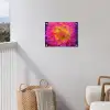 Roze - Dahlia - Kleurrijk tuinposter los doek klein -sfeer8