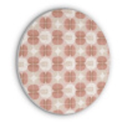 Retro - Klassiek - Roze Akoestische PET Vilt - Rond klein 838 -3d