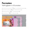 Portret - Vrouw - Abstract - Bloemen Muismat XXL klein -sfeer5