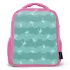 Zee - Dieren - Blauwe krab - Blauw Kinderrugzak - Roze middel 863 -3d
