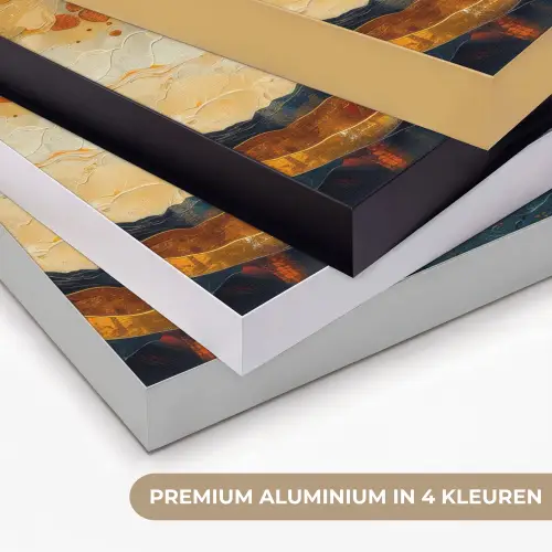 Boom - Natuur - Goud - Modern Textielframe zwart klein -USP_kleurenNL