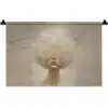 Dromerig - Beige - Paardenbloemzaadjes Wandkleed katoen klein -zz3d
