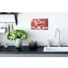 Aardbei - Taart- Eten - Roze Muursticker klein -keuken