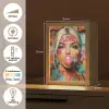 Vrouw - Kauwgom - Graffiti - Love Light Box met kabel (Tafellamp) klein -USP_NL