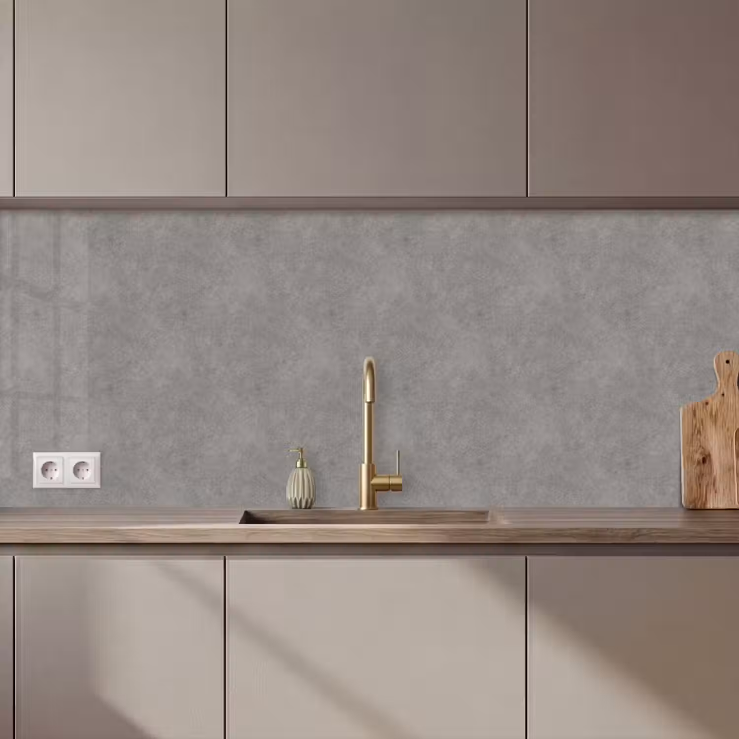 Küchenrückwand - Industriell - Gemustert - Beton