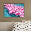 Strandballen - Roze - Water canvas 2cm klein -sfeer3