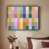 Blokken - Vierkant - Patroon - Gekleurd Textielframe - compleet frame klein -sfeer1