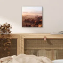 Woestijn - Landschap - Natuur aluminium wit klein -sfeer3