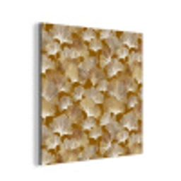 Ginkgo - Bladeren - Goud aluminium wit klein 46 -3d