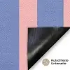 Try again - Strepen - Roze - Verticaal - Blauw Deurmat klein -antislip_DE