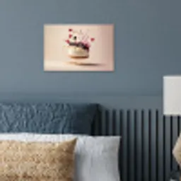 Cheesecake - Eten - Roze - Taart poster papier klein -sfeer2