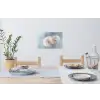 Paardenbloemen - Pluisjes - Wit Muursticker klein -eettafel