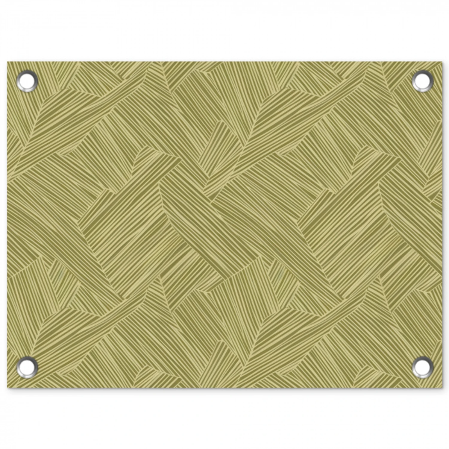 Abstract - Modern - Groen tuinposter los doek klein 239 -3d