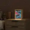 Formule 1 - Raceauto - Rood - Neonverlichting Light Box met kabel (Kinderlampje) klein -sfeer1_kind