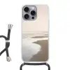 Kustlijn - Strand - Oceaan Hoesje iPhone 16 Pro Max met koord klein -3d