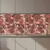 Roos - Patroon - Bloemen keuken achterwand 2 middel 871 zz_3dshopping