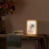Abstract - Pastel kleuren - Goud - Modern - Aesthetic Light Box met kabel (Tafellamp) klein -sfeer4