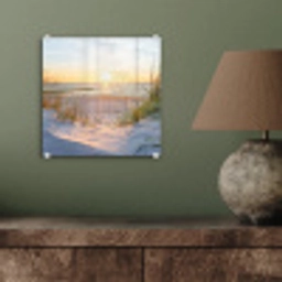 Strand - Zon - Duin - Gras - Zand - Horizon plexiglas 5mm klein -sfeer3