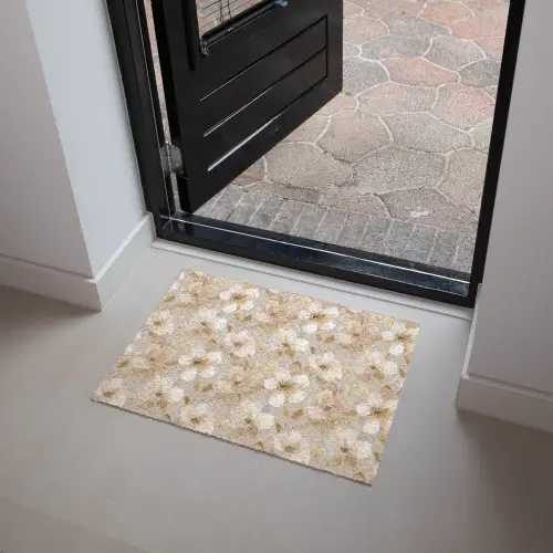 Bloemen - artistiek - Goud Deurmat klein 898 -sfeer5