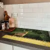 Hert - Gewei - Gras - Natuur - Dieren - Groen Inductie beschermer vinyl 3mm groot -sfeer3