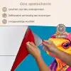 Bloemenkrans - Hagedis - Kimono - Paars keuken achterwand spatscherm klein -spatscherm_NL