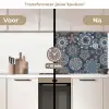 Patronen - Ornament - Versiering keuken achterwand 2 middel 871 -voor-na2_NL