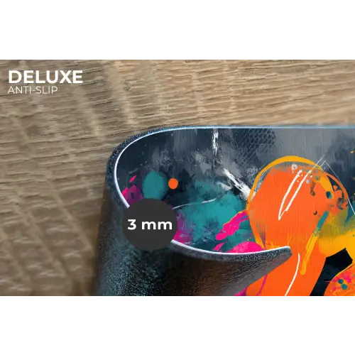 Abstract - Graffiti - Kleurrijk - Verfspatten Placemat vinyl groot -closeup