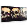 Schedels - Graffiti - Neon plexiglas 5mm klein -zzzproduct_nieuw
