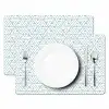 Patroon - Lijn - Design - Groen Placemat vinyl groot 368 -zzsfeer2_Kitchenyeah-website