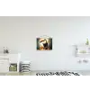 Toekan - Vogel - Bloemen - Planten textielposter latten blank klein -kinderkamer
