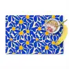 Abstract - Bloem - Blauw Placemat vinyl groot 368 -zzzproduct_Kitchenyeah-website