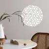 Grafisch - Patroon - Modern Wandcirkel behangsticker klein 186 -sfeer3